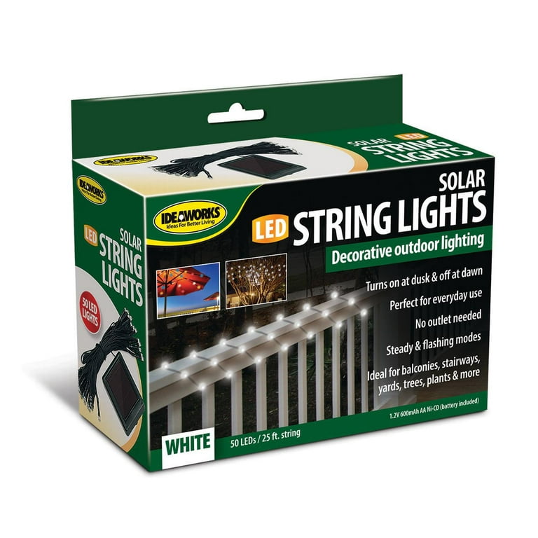 Ideaworks Outdoor Solar String LED Lights (Blue) Ideaworks Outdoor Solar String LED Lights (Blue)
