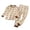 Khaki, variant on WRKEKC Infant Toddler Boys and Girls Fall Winter Loungewear Set 2-Piece Soft Thermal Plaid Bear Print Long-Sleeve Top and Elastic-Waist Pants Set 12Months-12Years
