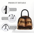 thumbnail image 4 of Easygdp Vintage Family History Book Bolsa de Almuerzo Insulada Grande, Forro de Aluminio, Diseño Espacioso, a Prueba de Fugas, Ideal para Trabajo, Picnics, Viajes y Actividades al Aire Libre, 4 of 6