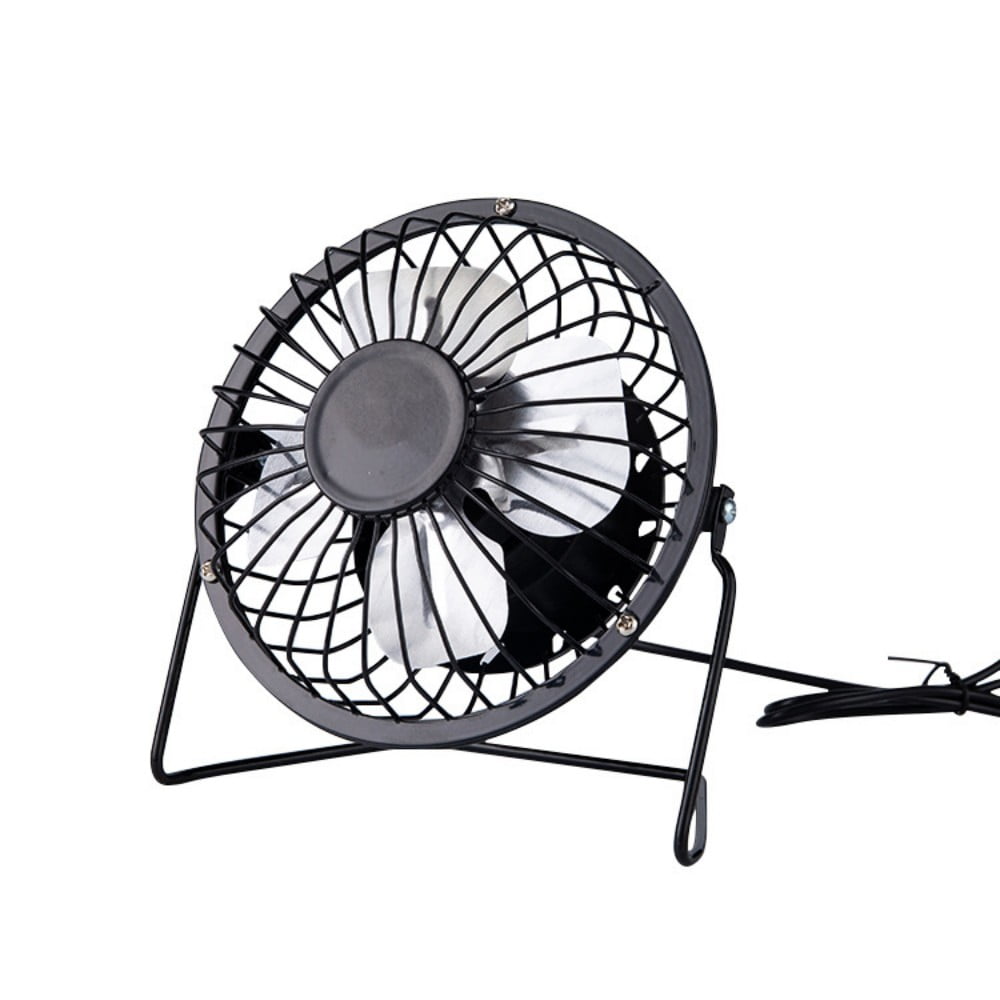 4'' Small USB Desk Fan, TRIANU Desktop Table Cooling Fan Powered by USB