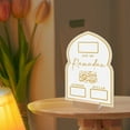 thumbnail image 4 of Lierteer Reusable Acrylic Ramadan Calendar Board Wooden Base Iftaar Countdown Ornament BTU216A, 4 of 6