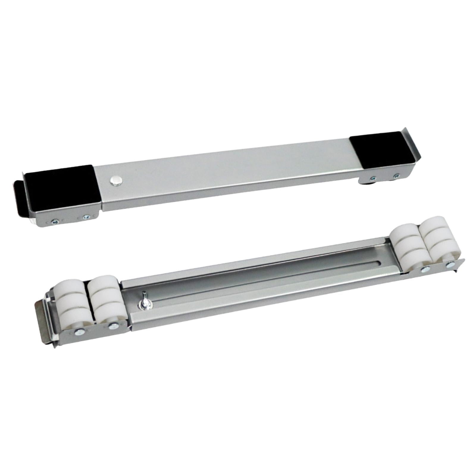 Esquirla 2Pcs Mobile Roller Base,Adjustable Appliance Rollers,Adjustable Extendable Mobile Rollers for Furniture Dryers, Refrigerators grey