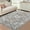 Taupe, variant on Aoile Gray 5' x 7' Washable Runner Rug