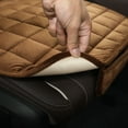 thumbnail image 6 of Bxaolu Seat Covers, 1 PC Car Seat Protector Cushion Pad with Storage Pocket, Breathable Anti-Slip Auto Front Seat Cover for Vehicle and Office (Coffee, 18.9x20 Inch), 6 of 6