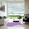 thumbnail image 7 of Ahgly Company Machine Washable Indoor Square Transitional Blossom Pink Area Rugs, 5' Square, 7 of 7