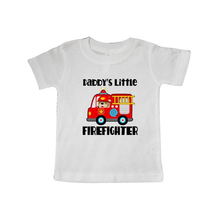 

Inktastic Daddys Little Firefighter Gift Baby Boy or Baby Girl T-Shirt