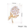 thumbnail image 2 of Broche de flores, joyería de moda, broche de joyería para mujer, estilo de moda como regalo para mujeres y niñas Sincero Electrónica, 2 of 5