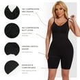 thumbnail image 3 of MISS MOLY 2 Pack Women's Control Slip Shapers Full Body Shapewear Bodysuits Seamless Thigh Slimmer One Piece Jumpsuit, 3 of 7