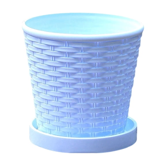 Rirozkan Plastic Flower Pot, Planter Pot, Round Plants Pot, Indoor Plants Pot, Pot, Modern Planter, Decorative Pot for Indoor Plants