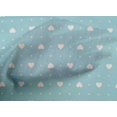 thumbnail image 4 of oneOone Cotton Cambric Fabric Dot & White Heart Printed Fabric 1 Yard 56 Inch Wide, 4 of 4