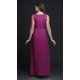 thumbnail image 4 of Bimba Robe de Soirée Sans Manches à Encolure Ronde Imprimée Géométrique pour Femme - X-Grand, 4 of 5