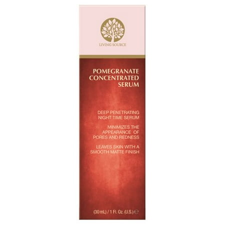 Living Source Pomegranate Face Serum 1 oz. (Pack of
