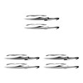 thumbnail image 3 of Becaristey Easy To Attach Car Accessory Cool Style And Personalized Fashionable Decorative Black and Grey 3Set, 3 of 6