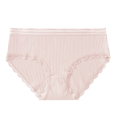 

Women Cotton Underwear Girl Breathable Briefs Panty Moisture Wicking Elastic