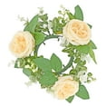 thumbnail image 4 of Candle , Artificial Wreath, Pillar, Candle Holder, Greenery Garland, Candle Light Yellow, 4 of 9