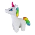 thumbnail image 3 of Plush Pal 9" Soft & Fluffy Unicorn Stuffed Animal Toy with Rainbow Tail and Mane, 3 of 4