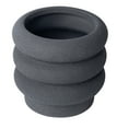 thumbnail image 5 of (2 pack) Better Homes and  Gardens Chinooke  Matte Black Bubble  Planter, 5 of 10