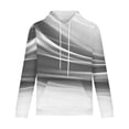 thumbnail image 6 of Striped Long Sleeve Sweater Crop Sweatshirts for Men Soft Long Sleeve Workout Tops for Men V Neck Zipper Hoodies for Men Lightweight Cable Knit Sweater Men, 6 of 6