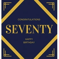 Happy 70th Birthday Guest Book (Hardcover): Happy 70th Birthday Guest book, party and birthday celebrations decor, memor, (Hardcover)