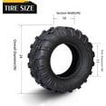 thumbnail image 3 of Ktaxon Set of 2 24x10-11 ATV & UTV All Terrain Tires, 6 Ply Tubeless Deep Tread Mud Tires, 3 of 5