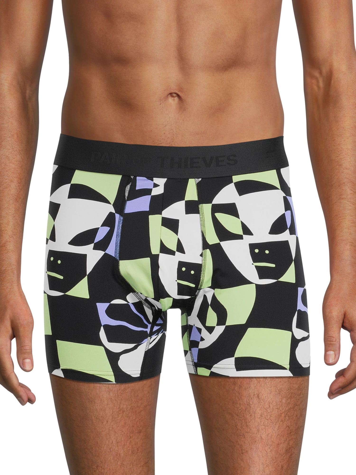 Pair of Thieves Hustle Boxer Briefs, 2-Pack, Floral/Alien