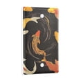 thumbnail image 2 of Yayeee Blank Wall Plate Cover 1-Gang 4.5"x2.7" Home Unused Decorative Outlet, Black Fish Pattern, 2 of 7