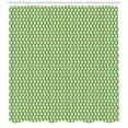 thumbnail image 3 of Ambesonne Geometric Shower Curtain, Bi-color Circles Squares, 69"Wx70"L, Cream Seafoam, 3 of 3