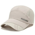 thumbnail image 4 of FADAACAI Ball Caps Women Caps for Women Mens Hat Baseball Hats for Men Summer Baseball Cap Quick Drying Mesh Back Sun Visor Sports Cap Riding Running Fishing Outdoor Beige, 4 of 4