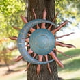 thumbnail image 3 of Neorosiri Recycled Metal Sun Wall Art Sculpture for Indoor and Outdoor Decor - Celestial Design for Patios, Porches, and Gardens, 3 of 8