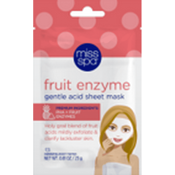 Miss Spa Fruit Enzyme Facial Sheet Mask