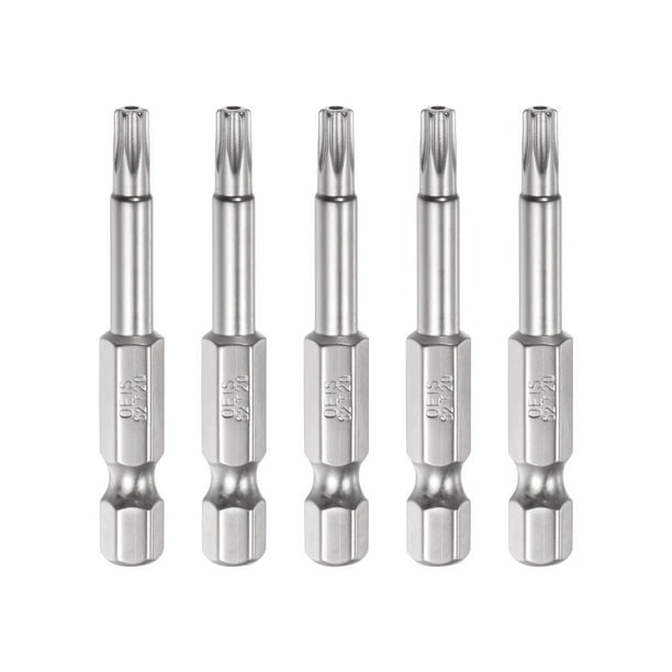 Uxcell 5Pcs Security Torx Bit 1 4