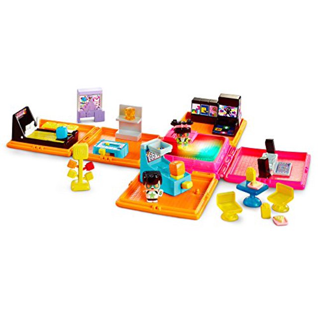My Mini Mixieqs DWB70 - Neon Arcade Playset - Incluye 3 figuras 1 es una figura misteriosa My Mini MixieQ's 0887961378771