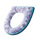 thumbnail image 1 of Nvzi Funda de asiento de inodoro para baño, cálida, agradable para la piel, lavable y reutilizable, disponible para las cuatro estaciones, 2 unidades (azul x 2), 1 of 5