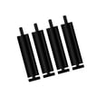 thumbnail image 1 of 4x Sofa Feet Metal Furniture Legs Rustproof Adjustable Height Support Leg for Furniture Modern Style Replacement Couch Legs for Table Chair , black 20cm, 1 of 8