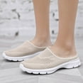 thumbnail image 5 of CHENge White Sneakers for Women Sequins Design Thick Adjustable Straps Thick Sports Footwear Women Fall Shoes Size 10(Beige,7), 5 of 7