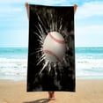 thumbnail image 4 of HomeDM Microfiber Beach Towel Sand Free Quick Dry Absorbent Towels for Pool Camping Beach Accessories Easy Pack Travel Things for Vacation Essentials Adult Gift 30"x60", 4 of 9