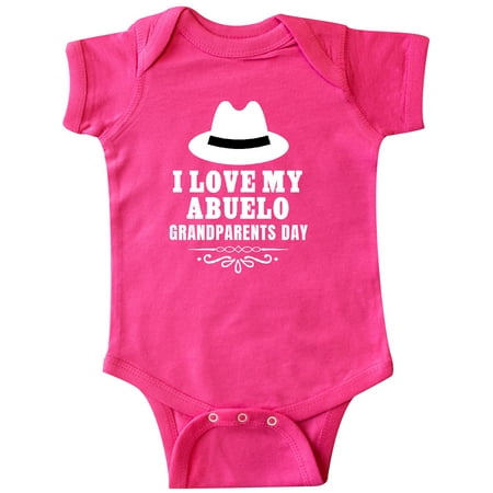 

Inktastic Grandparents Day I Love My Abuelo Gift Baby Boy or Baby Girl Bodysuit