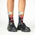 thumbnail image 4 of Naloa Abstract Colorful Skull Art Kids Socks Unisex Kids and Toddlers' Crew Socks, ,1 Pairs, 4 of 5