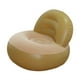 thumbnail image 2 of Sofá inflable, sofá portátil en forma de L de PVC blando, sillón inflable Beige, 2 of 9