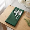 thumbnail image 4 of Unique Bargains 12Pcs  Washable Reusable Party Cloth Napkins Dark Green 17x17inch, 4 of 6