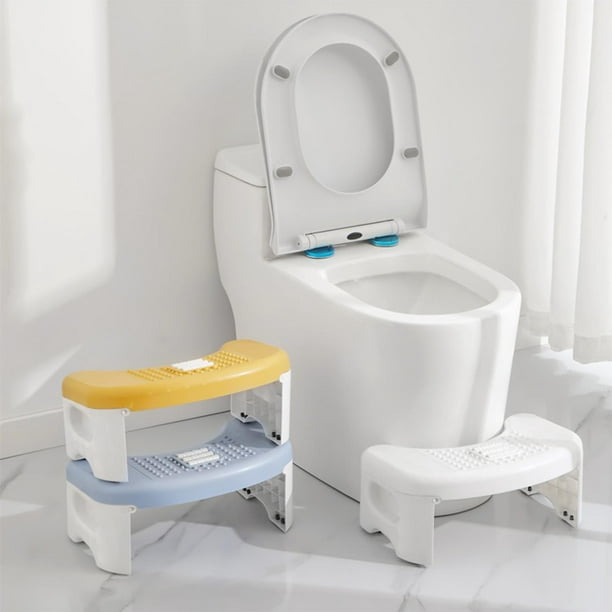 Tabouret de toilette Transparent en plastique, meuble de salle de bain, pot  Squatty, pied de toilette, maison