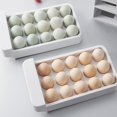 thumbnail image 3 of Food Holder for Refrigerator Vegetable Drawer Egg Tray Household Fruits Fresh Storage Box for Fridge Egg Storage Container, 3 of 5