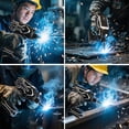 thumbnail image 6 of 110V Portable Handheld Welder Gun IGBT Inverter Welding Machine 20 120A With Auto Darkening Goggles Hot Start Arc Force Extended Copper Ground Cable For Metal DIY And Repair, 6 of 13