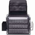 thumbnail image 3 of Lorell, Divided 4-tier Desktop Organizer, 1 Each, Black, 3 of 6