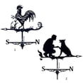 thumbnail image 2 of DEELLEEO Spray Paint Gardening Garden Decoration Sign Weather Vane Retro Farm Scene Garden Participated Measuring Tools (Color : 1), 2 of 5