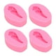 thumbnail image 1 of Molde para fondant Jadeshay 4 piezas de Molde de Silicona Molde de chocolate Rosa A, 1 of 8