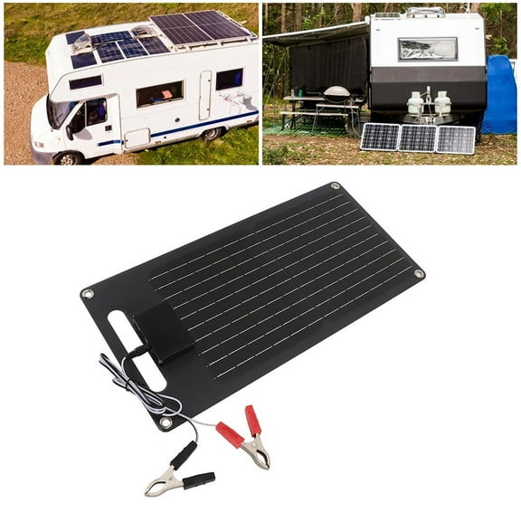 40W Monocrystalline Solar Panel with Multifunctional Handle,Portable Outdoor Power Solution