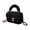 Black, variant on Handmade Crochet Handbags the Everknot Bags Signature Handwoven Tote Clutch Purse Crossbody Bag for Women Mom Gift