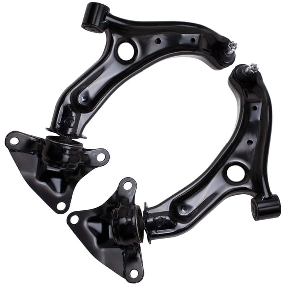 Detroit Axle - 2 Front Lower Control Arms with Ball Joints for 2009-2014 Honda Fit, 2010-2011 Insight