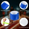 thumbnail image 3 of Uxcell Reflective Slap Bands, Reflector Band Snap Bracelet, Dark Blue 12 Pcs, 3 of 7